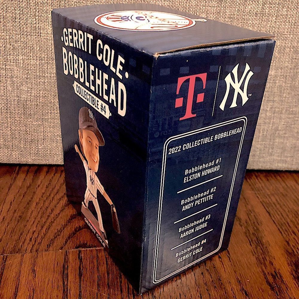 NEW YORK YANKEES GERRIT COLE Bobble Head NYY SGA NIB 9/30/2022 - Picture 2 of 11
